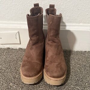 Dolce Vita Brown Suede Ankle Boots